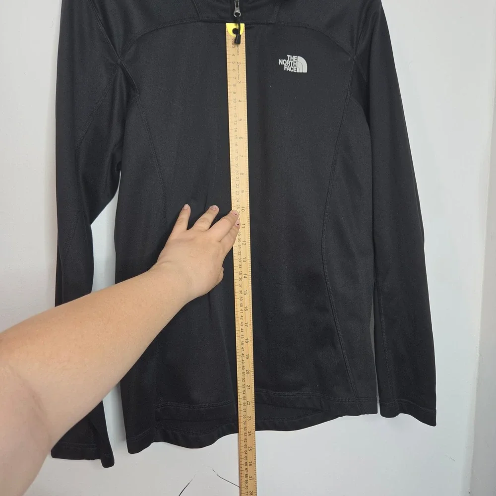 The North Face Mens Black Quarter Zip Pullover Fleece Sweatshirt Size Small